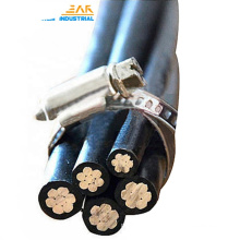 0.6/1KV Overhead Aluminum AAAC Conductor XLPE Insulated ABC/CAAI Cable 3*50+54.6+16mm2